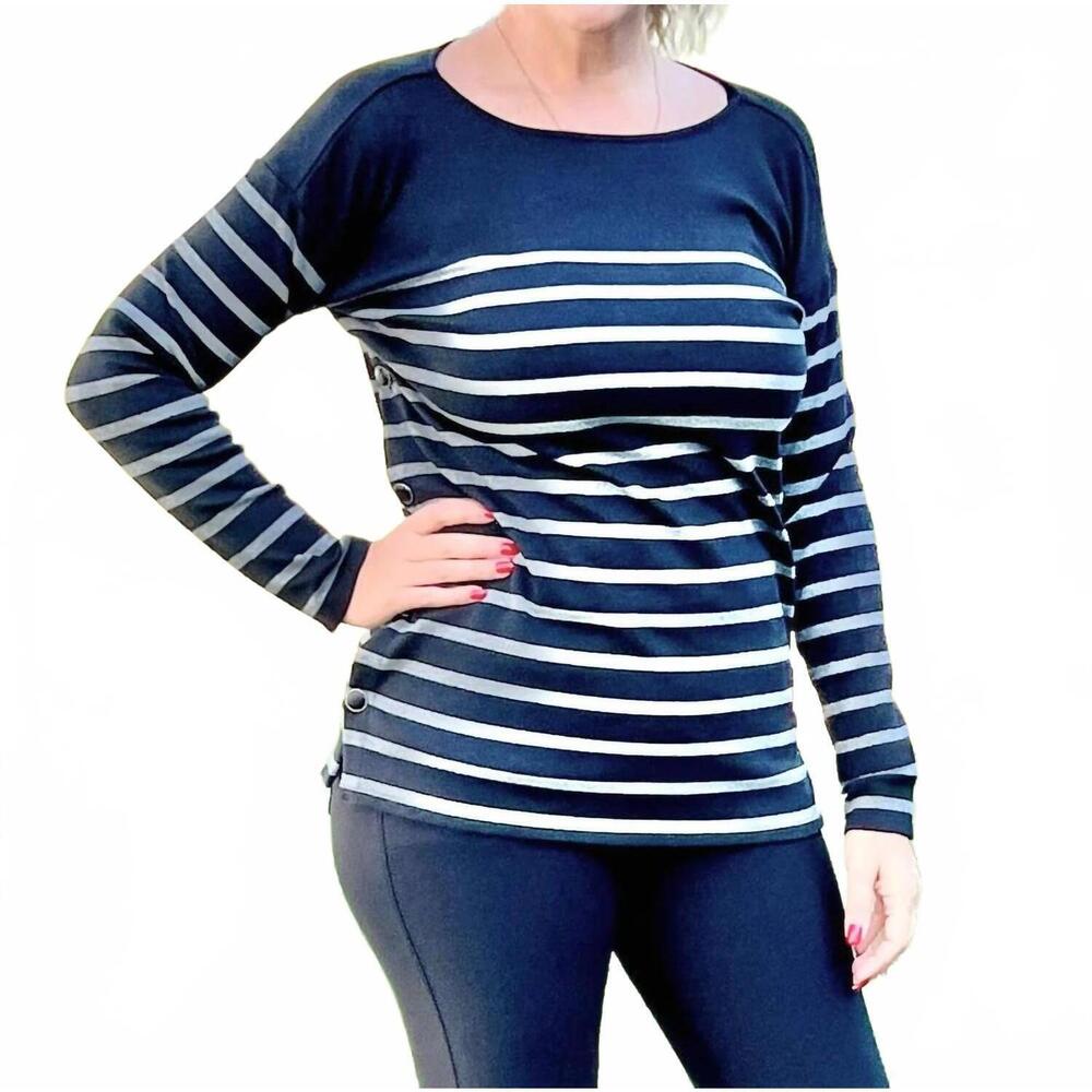 NEW HATLEY ali breton top in solstice stripes